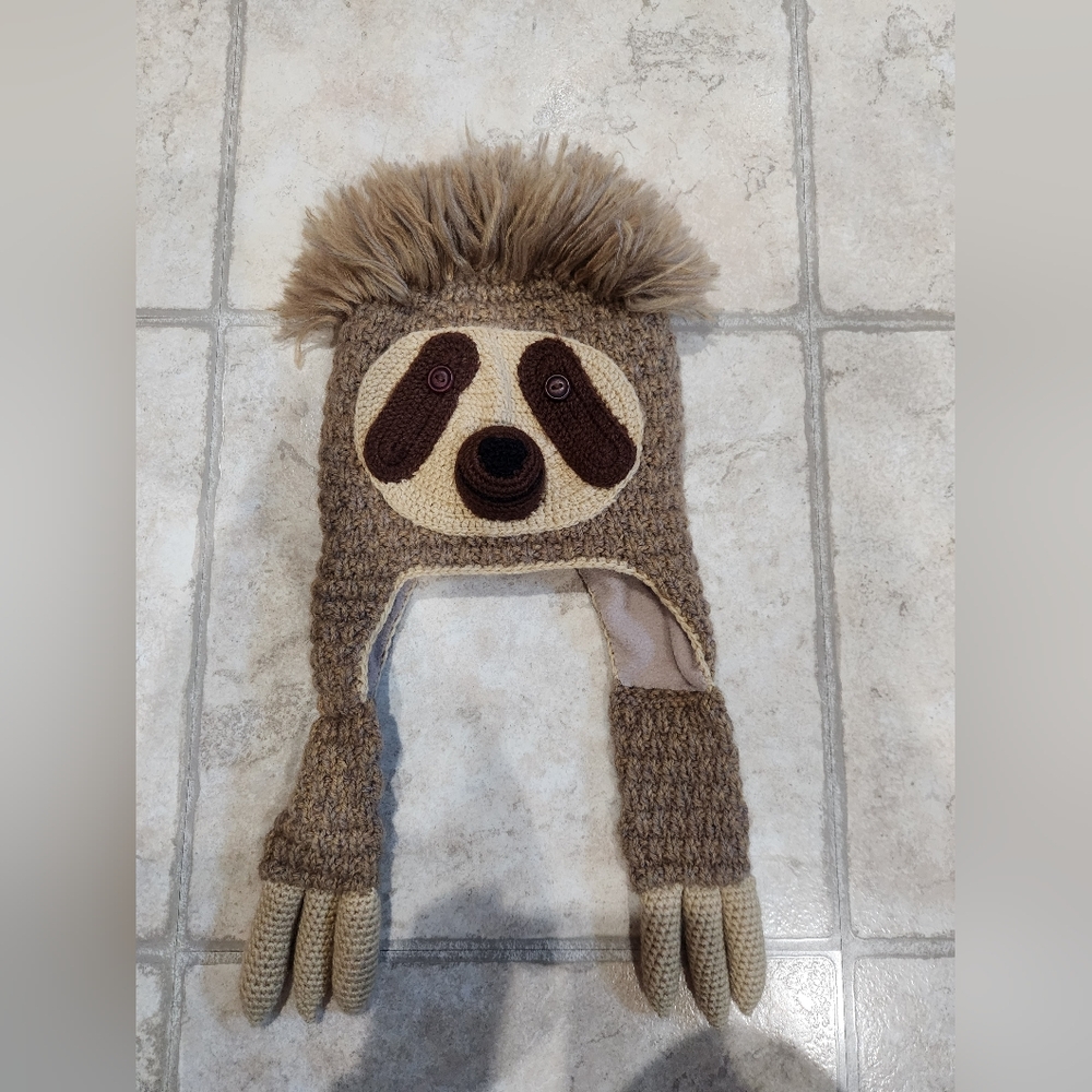 Sloth Handcrafted Hat!